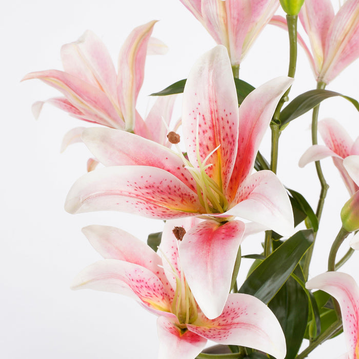 Mica Decorations Tijgerlelie Kunstplant - H47 cm - Roze