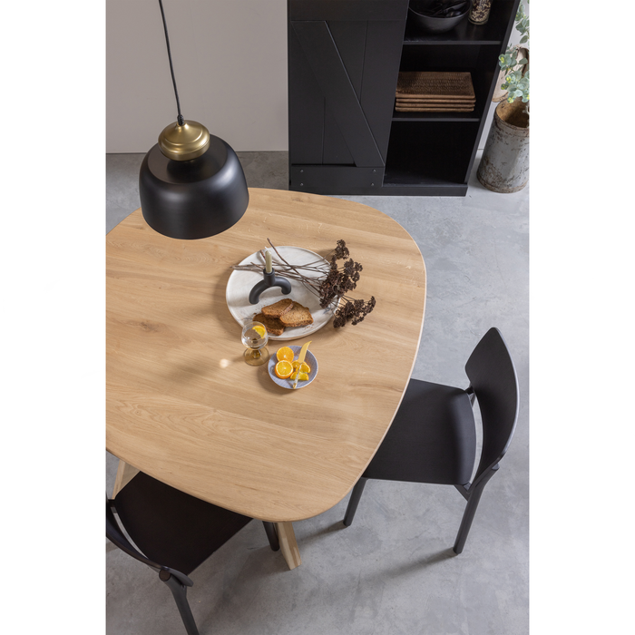 WOOOD Linne Hanglamp - Metaal - Zwart - 34x31x31