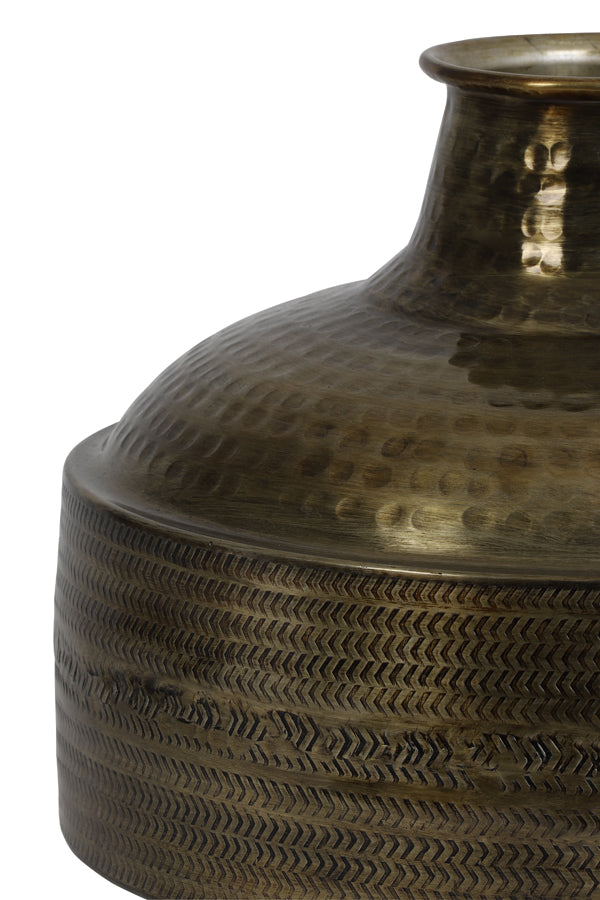 Light & Living Light&living Vaas deco Ø38x35 cm POMOY antiek brons