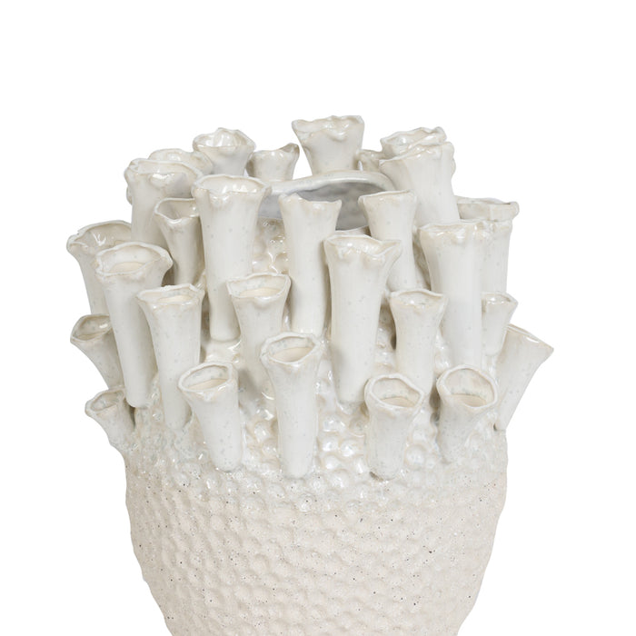 Light & Living - Vaas KYRAL - Ø27.5x27.5cm - Wit