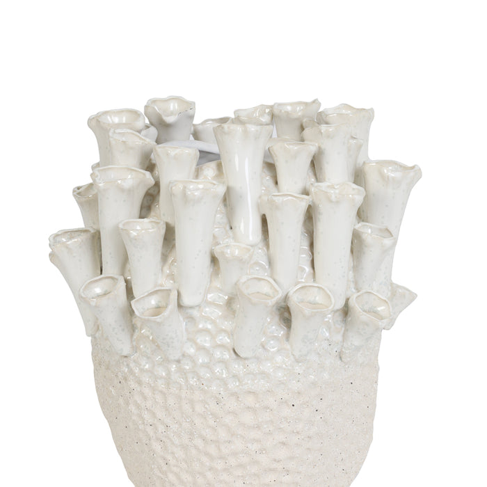 Light & Living - Vaas KYRAL - Ø27.5x27.5cm - Wit