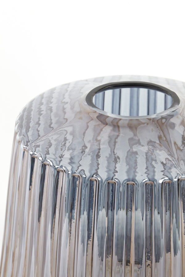 Light & Living Light&living Vaas Ø37x33 cm REMY smoke glas