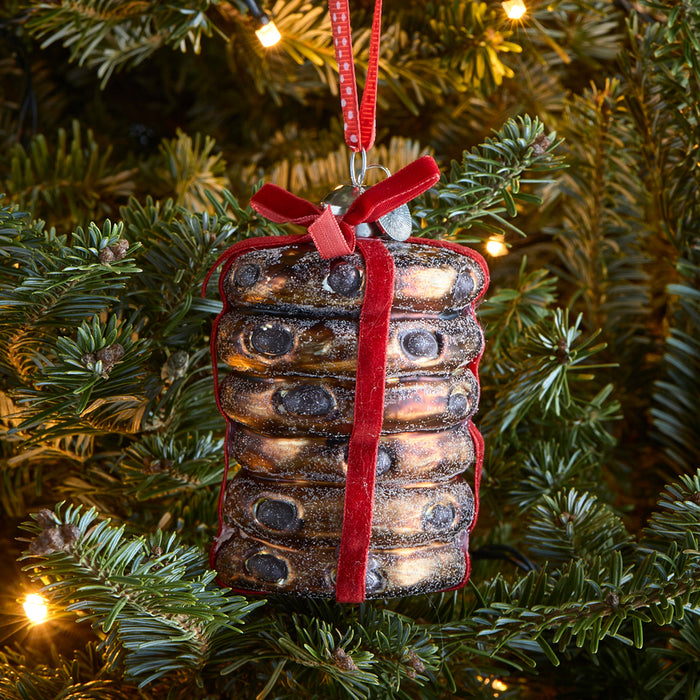 Rivièra Maison - My Cookies Ornament, B13 - Bruin, G55 - Glas, 6,5 cm x 9,5 cm