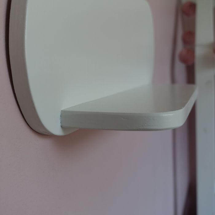 XL houten wandplank kinderkamer wolk | Wolkie - wit