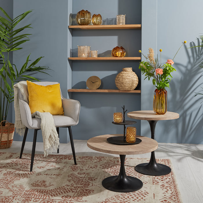 Light & Living - Vaas MURELA - Ø24.5x22cm - Oranje