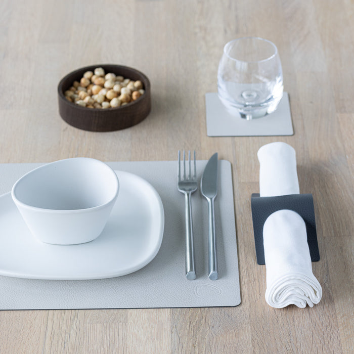 LIND DNA Serene Placemat Curve M - 4 st. - Crème