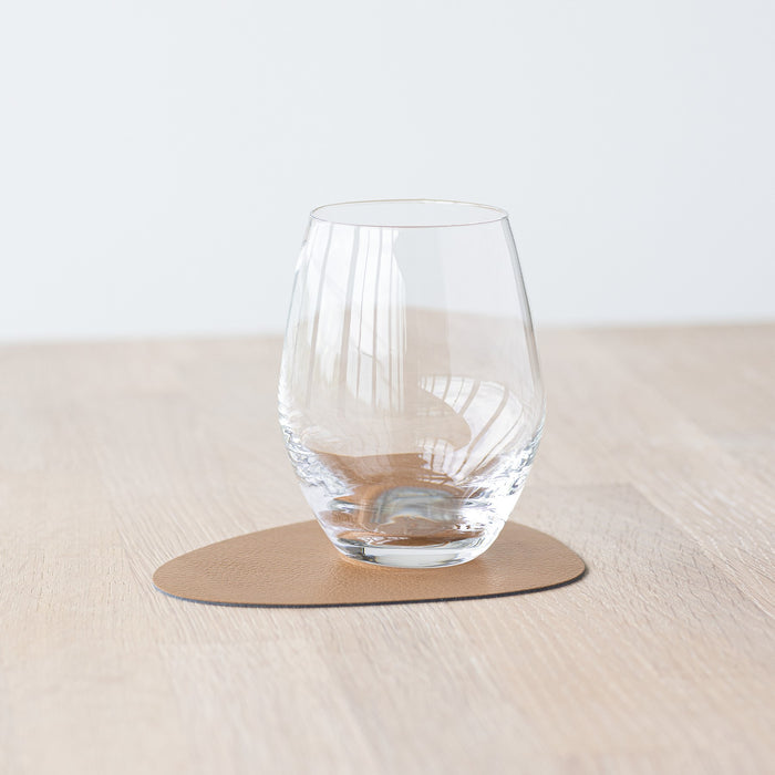 LIND DNA Serene Onderzetter Curve - 4 st. - Cognac