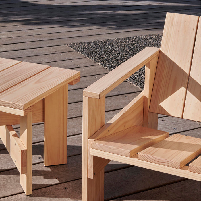 HAY Crate Loungestoel - Crème