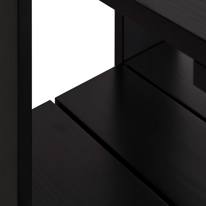 HAY Crate Bijzettafel H 40 cm - Zwart