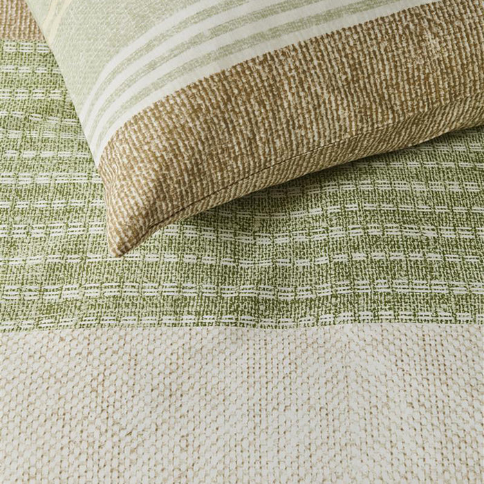 Ariadne at Home Lin Dekbedovertrek 140 x 200/220 cm - Groen