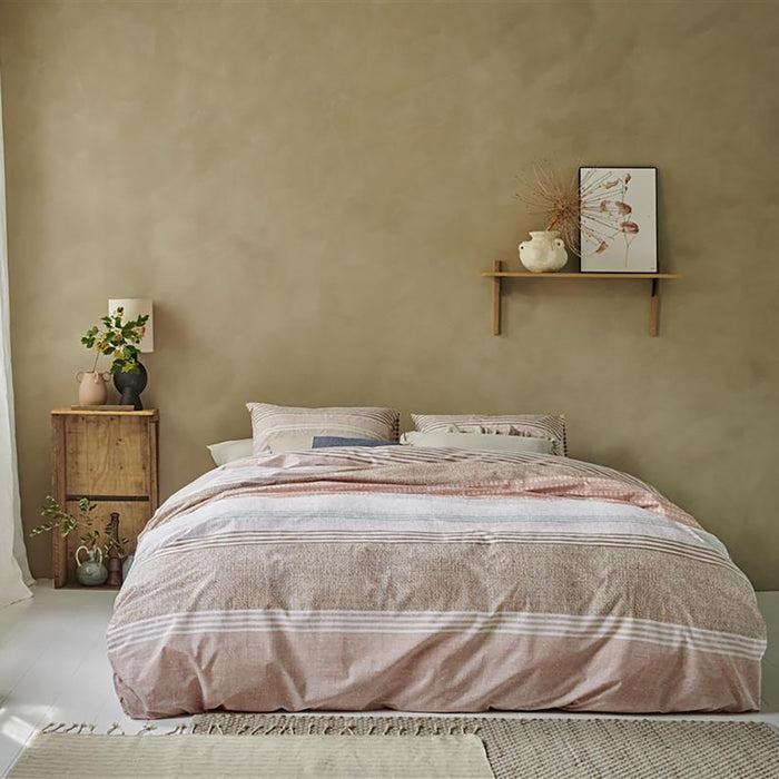 Ariadne at Home Lin Dekbedovertrek 140 x 200/220 cm - Terra