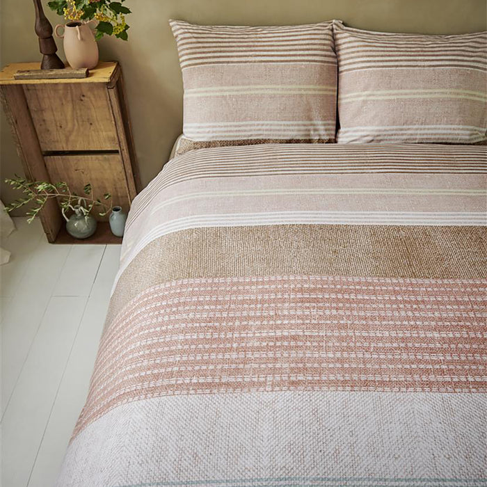 Ariadne at Home Lin Dekbedovertrek 140 x 200/220 cm - Terra