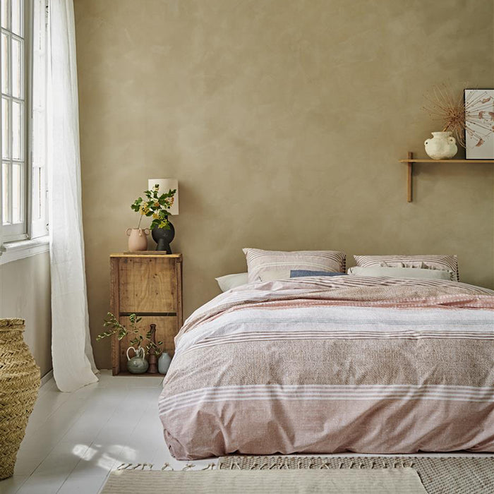 Ariadne at Home Lin Dekbedovertrek 240 x 200/220 cm - Terra