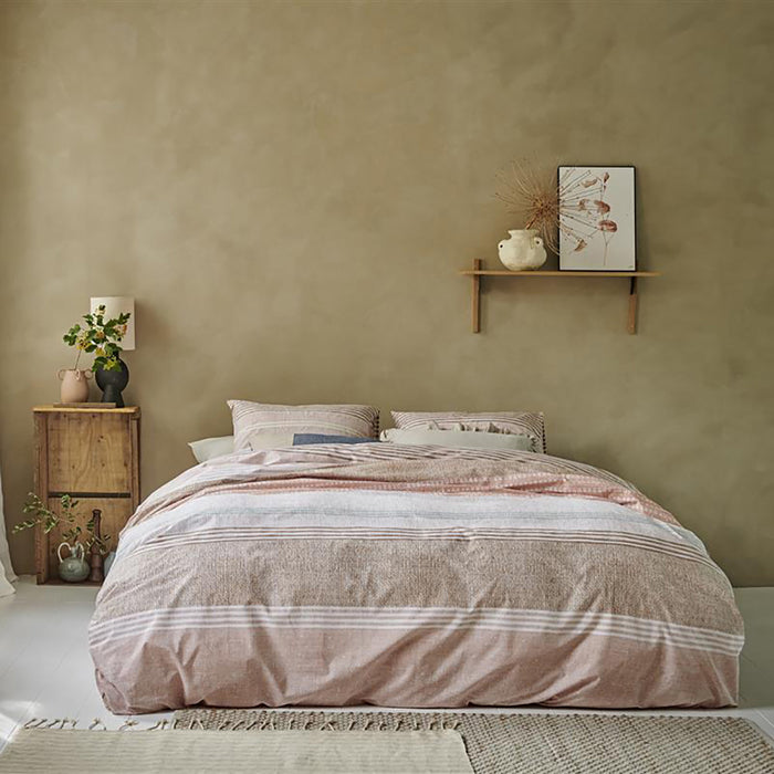 Ariadne at Home Lin Dekbedovertrek 240 x 200/220 cm - Terra
