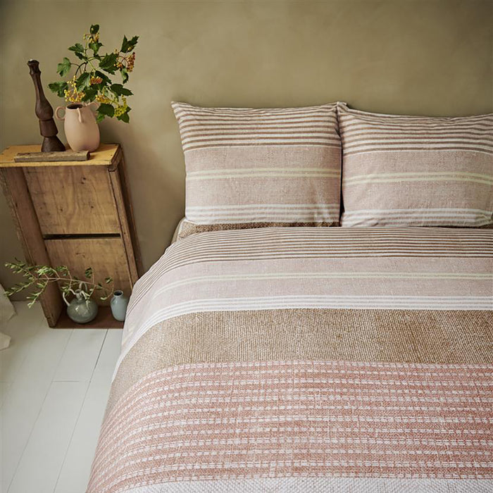 Ariadne at Home Lin Dekbedovertrek 240 x 200/220 cm - Terra