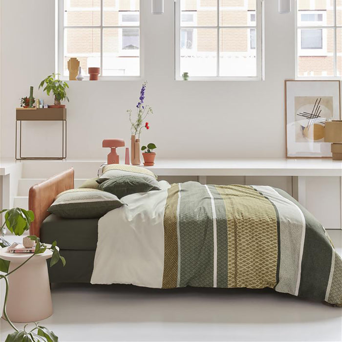 Beddinghouse Benthe Dekbedovertrek 240 x 200/220 cm - Groen