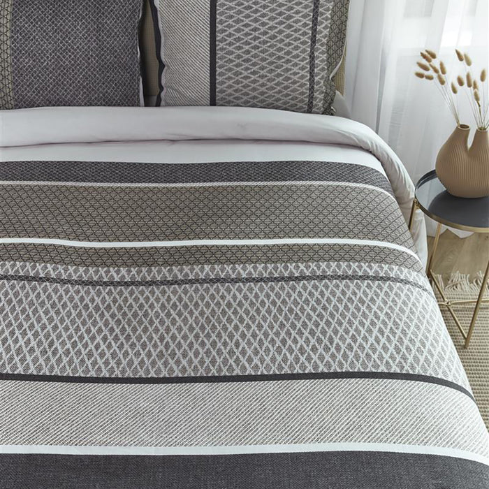 Beddinghouse Benthe Dekbedovertrek 140 x 200/220 cm - Grijs