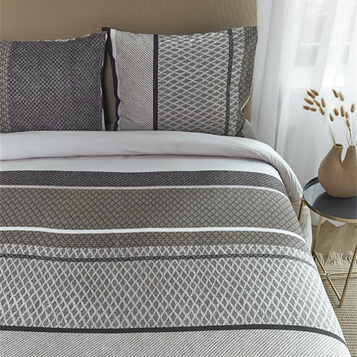 Beddinghouse Benthe Dekbedovertrek 240 x 200/220 cm - Grijs