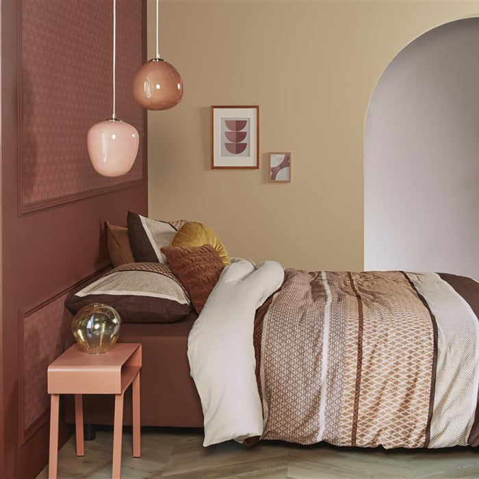 Beddinghouse Benthe Dekbedovertrek 200 x 200/220 cm - Terra