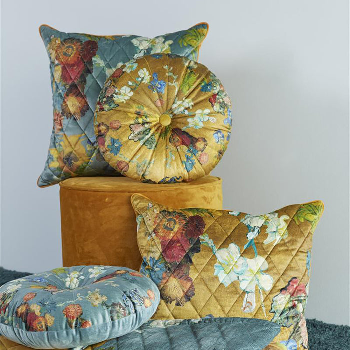 Beddinghouse X Van Gogh Museum Carré Fleuri Sierkussen 50 x 50 cm - Groen