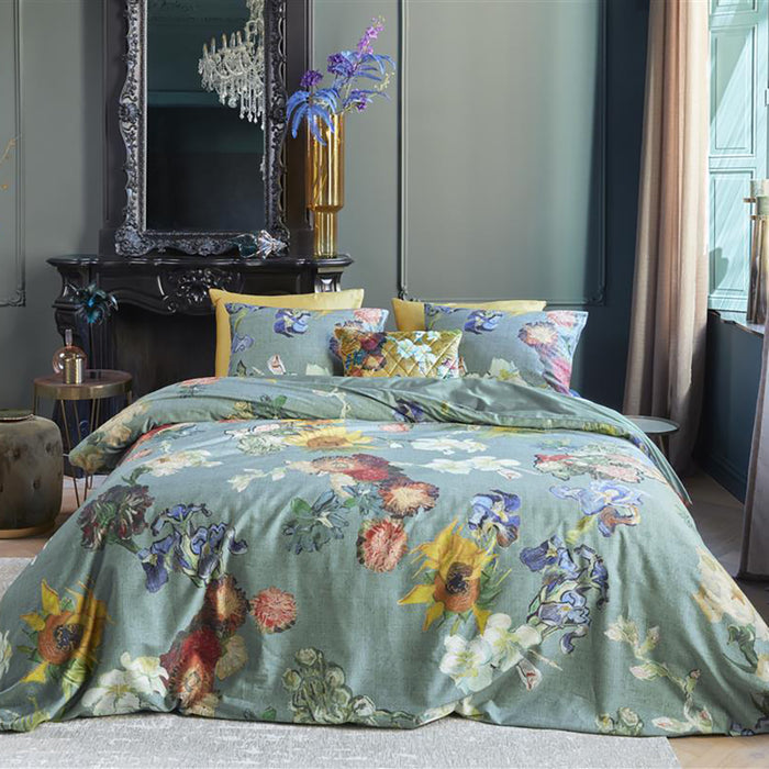 Beddinghouse X Van Gogh Museum Partout Dekbedovertrek 240 x 200/220 cm - Groen