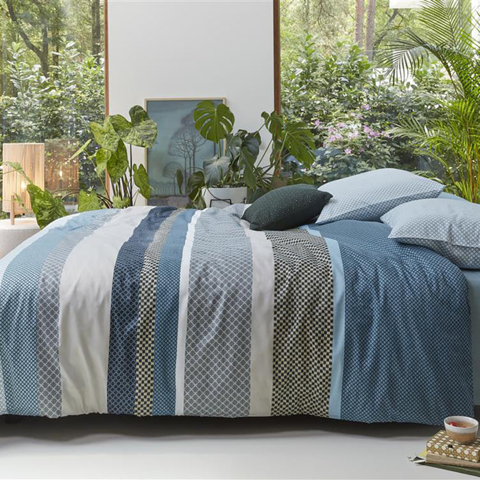 Beddinghouse Lennart Dekbedovertrek 200 x 200/220 cm - Blauw