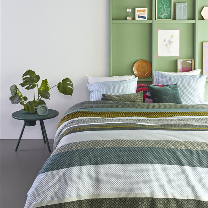 Beddinghouse Lennart Dekbedovertrek 240 x 200/220 cm - Groen