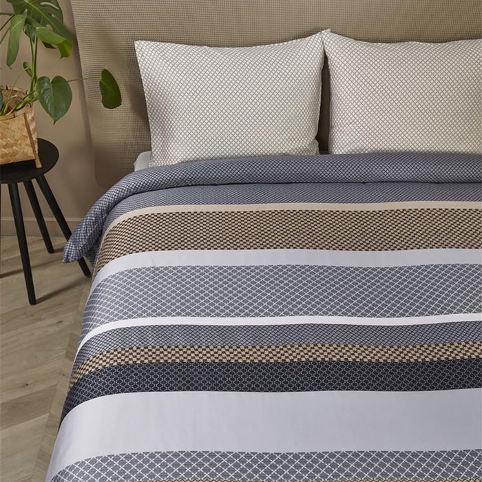 Beddinghouse Lennart Dekbedovertrek 200 x 200/220 cm - Grijs