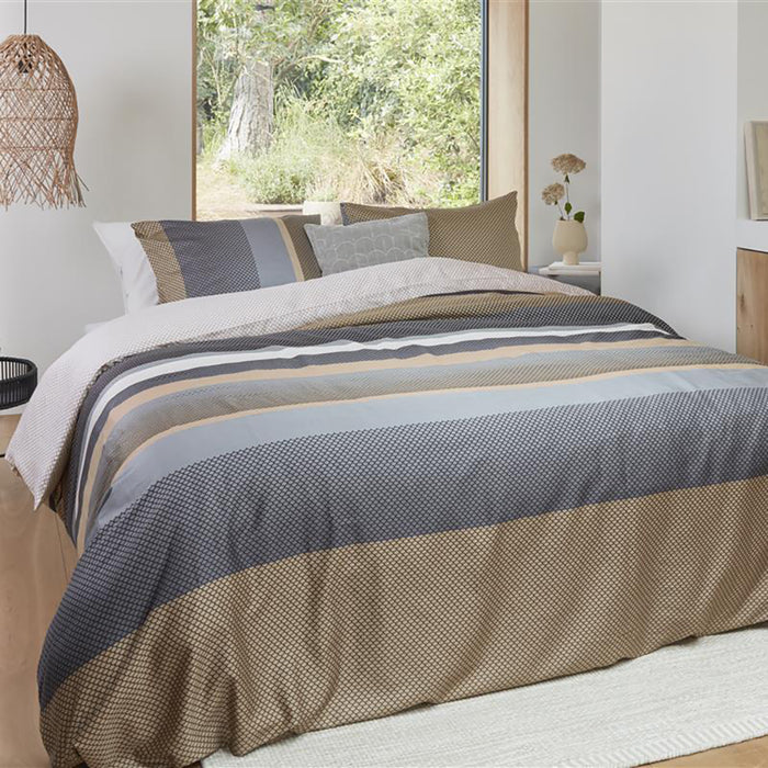 Beddinghouse Rhys Dekbedovertrek 200 x 200/220 cm - Grijs