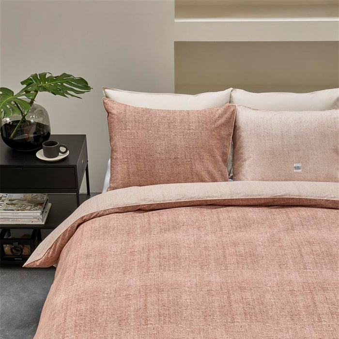 Riviera Maison Coughton Court Dekbedovertrek 140 x 200/220 cm - Perzik