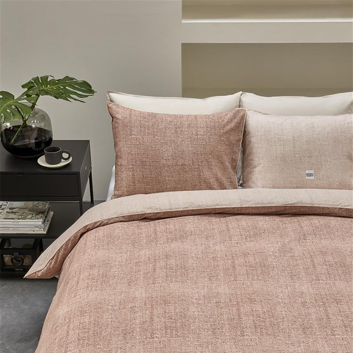Riviera Maison Coughton Court Dekbedovertrek 240 x 200/220 cm - Perzik