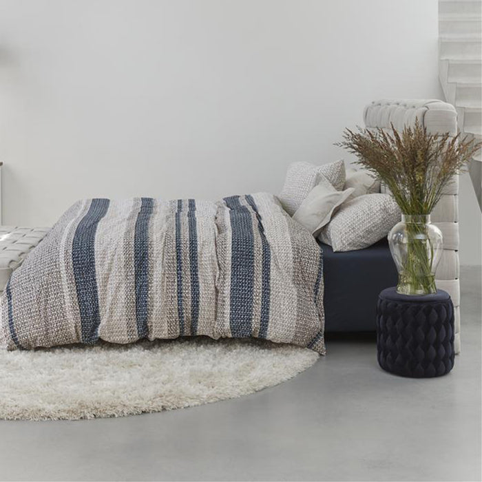 Riviera Maison Rattan Stripes Dekbedovertrek 140 x 200/220 cm