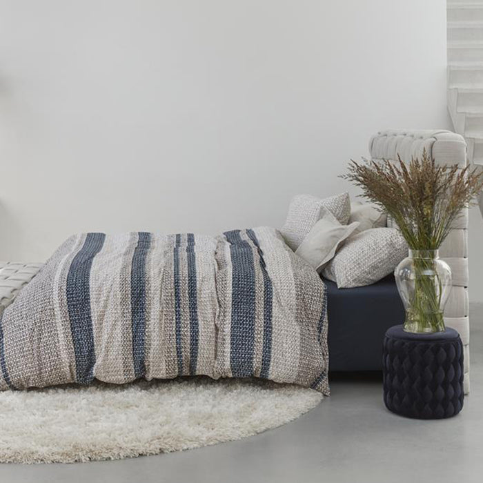 Riviera Maison Rattan Stripes Dekbedovertrek 200 x 200/220 cm
