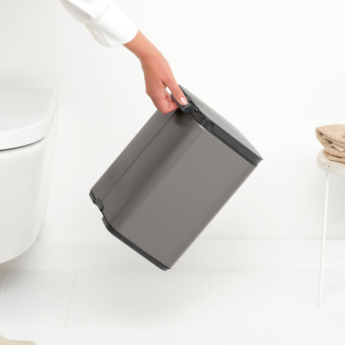 Brabantia Bo Afvalemmer 7 L - Platinum