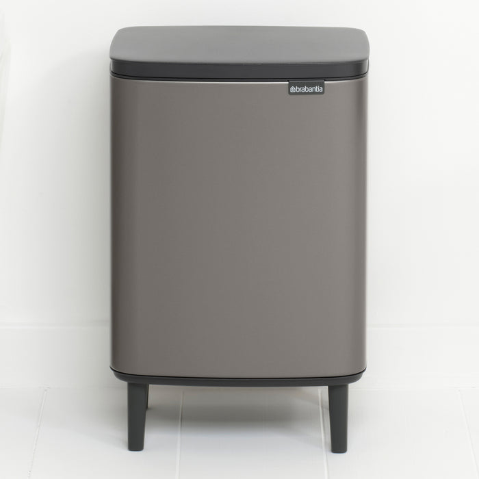 Brabantia Bo Hi Afvalemmer 12 L - Platinum