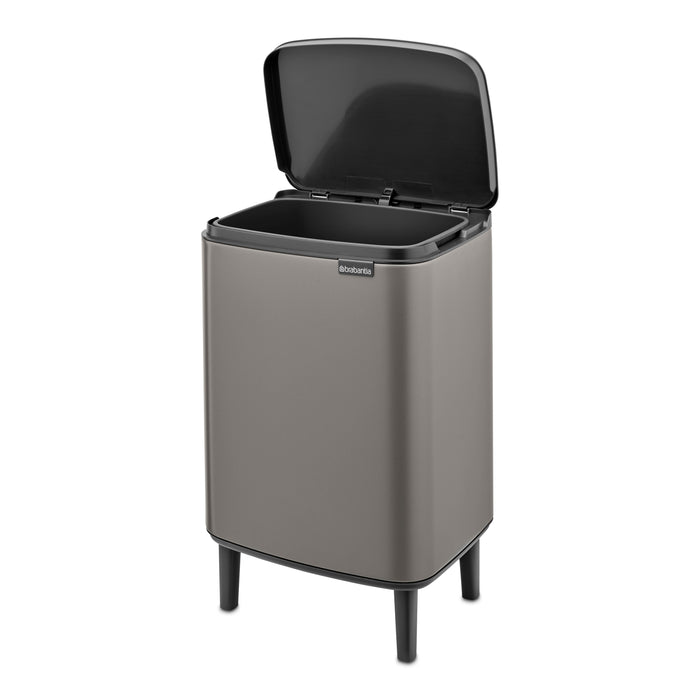 Brabantia Bo Hi Afvalemmer 12 L - Platinum