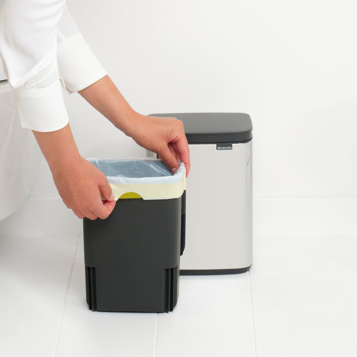 Brabantia Bo Afvalemmer 4 L - Brilliant Steel