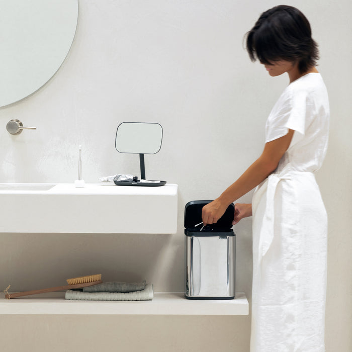 Brabantia Bo Afvalemmer 4 L - Brilliant Steel