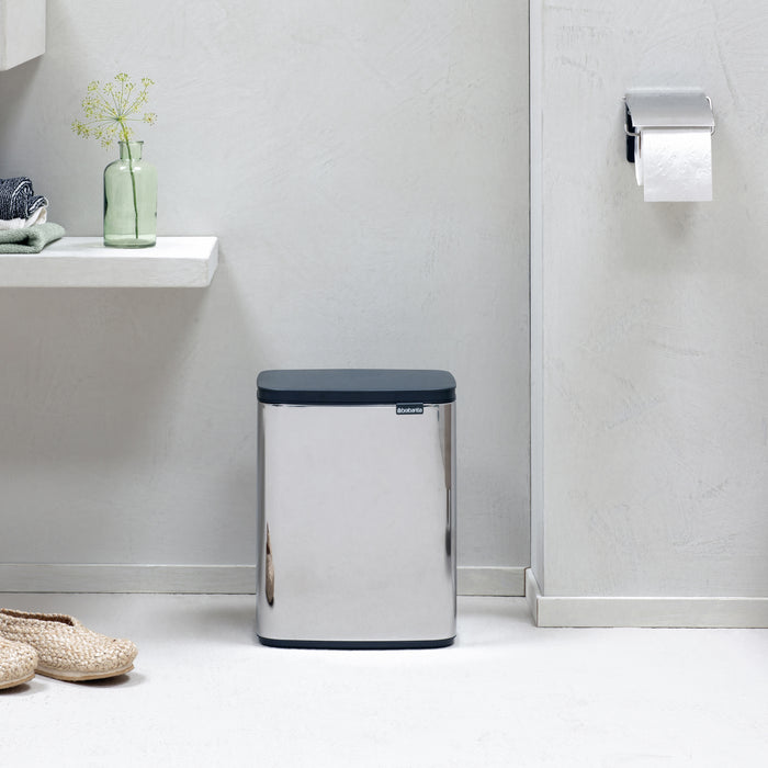 Brabantia Bo Afvalemmer 7 L - Brilliant Steel