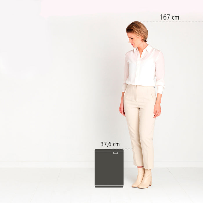 Brabantia Bo Afvalemmer 12 L - Matt Black