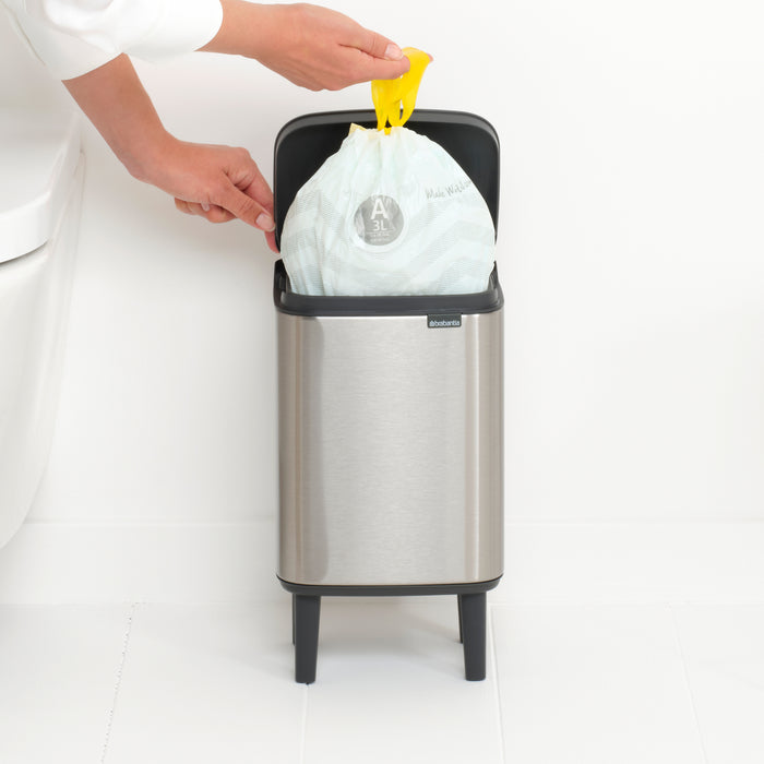 Brabantia Bo Hi Afvalemmer 4 L - Matt Steel FPP