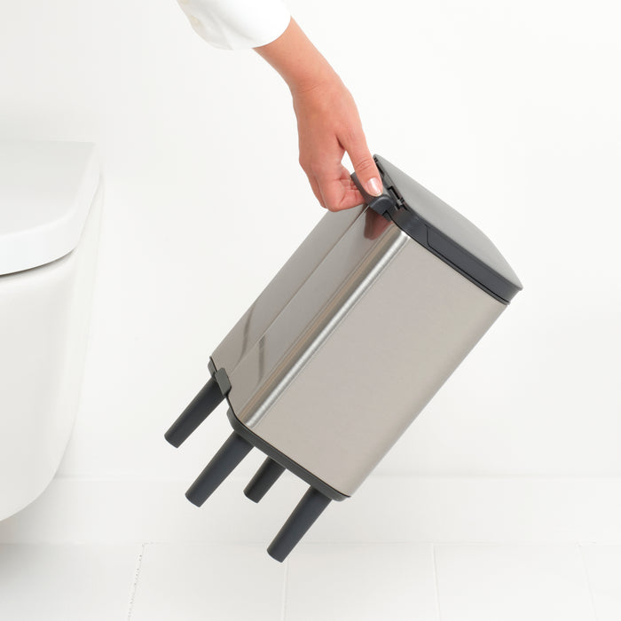 Brabantia Bo Hi Afvalemmer 4 L - Matt Steel FPP