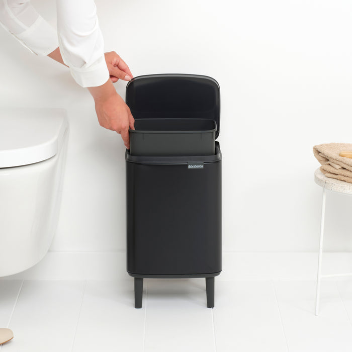 Brabantia Bo Hi Afvalemmer 7 L - Matt Black