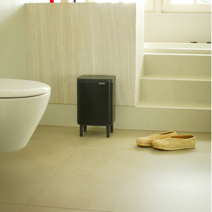 Brabantia Bo Hi Afvalemmer 7 L - Matt Black