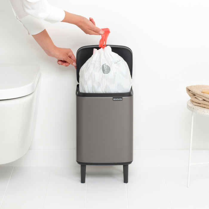Brabantia Bo Hi Afvalemmer 7 L - Platinum