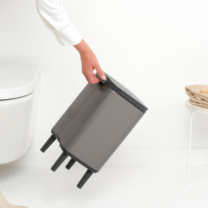 Brabantia Bo Hi Afvalemmer 7 L - Platinum