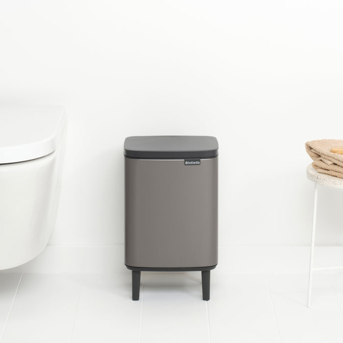 Brabantia Bo Hi Afvalemmer 7 L - Platinum