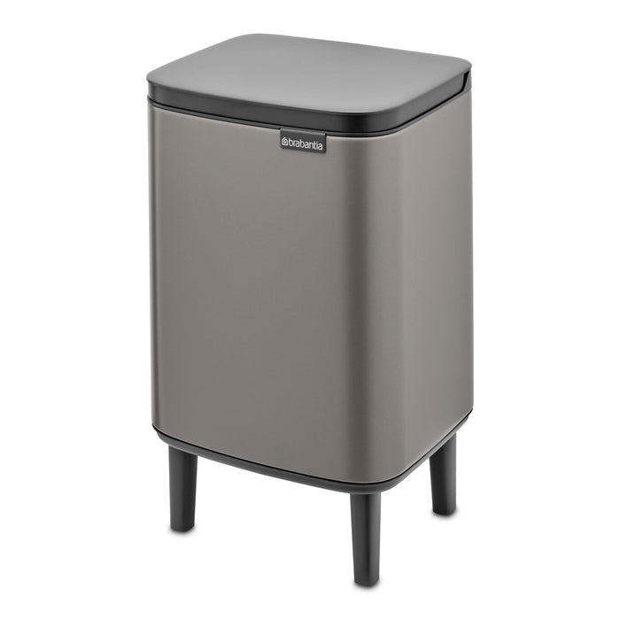 Brabantia Bo Hi Afvalemmer 7 L - Platinum