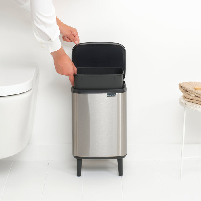 Brabantia Bo Hi Afvalemmer 7 L - Matt Steel FPP
