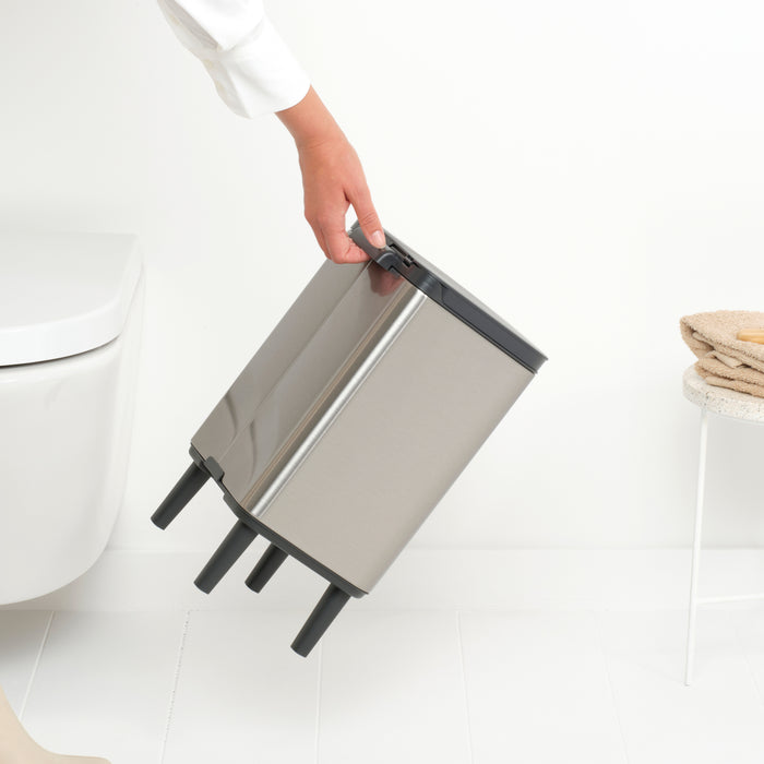 Brabantia Bo Hi Afvalemmer 7 L - Matt Steel FPP